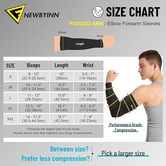 Elbow Brace Support Elastic Protective Pad Arm Guard – Teamsela